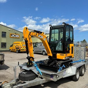 Best Factory Price Used JCB 19C-1 Mini Excavator Crawler Yellow for Engine 120kW High Digging Power 2-Year Warranty - Product Image 1