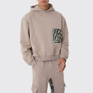 Vêtements de sport tendance, ensemble de survêtement deux pièces d'hiver, sweat-shirt à capuche et pantalon de jogging à jambes larges, ensemble de survêtement surdimensionné - Product Image 2