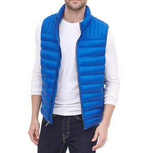 Veste matelassée d'hiver personnalisée de haute qualité pour hommes grande taille rembourrage en coton imperméable rembourré de bulles de nylon et de polyester - Product Image 3
