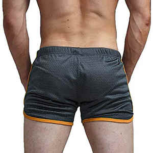 Pantalones cortos transpirables de malla hechos a medida, pantalones cortos deportivos de doble capa para correr, pantalones cortos estampados informales de verano - Product Image 3