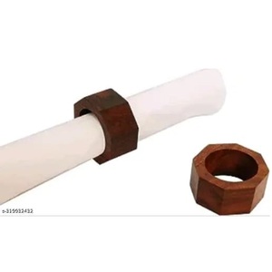 <b>Wood</b> <b>Napkin</b> <b>Rings</b> for Luxury Weddings Christmas Parties-Kitchen Accessories <b>Napkin</b> Holder - Product Image 1