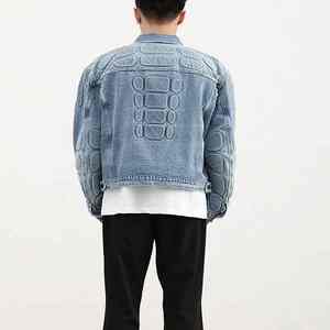 Custom Casual Denim <b>Jacket</b> Factory Wholesale Women Big and Tall Big & Tall <b>Trucker</b> <b>Jacket</b> Ladies <b>Jacket</b> Jeans 100% Cotton Shell - Product Image 3