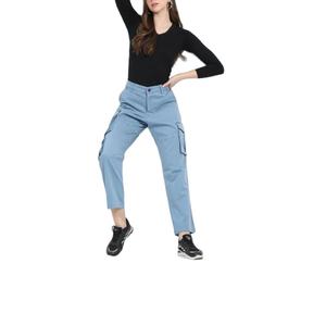 กางเกงยีนส์ขายาวสำหรับผู้หญิงแฟชั่นใหม่2026กางเกงลำลองขายาวกางเกงยีนส์ทรงคาร์โก้ออกแบบได้ตามต้องการ - Product Image 6