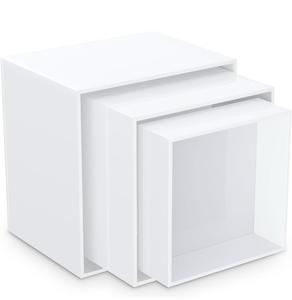 Exhibidores de Ropa Modernos de Plástico Blanco Independientes para Buffet, Precio de Fábrica 2025, Personalizables - Product Image 2