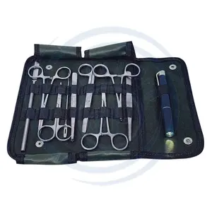 New Suture & Scalpel Black & Green Kit Stainless Steel Surgical Instruments High Quality First Aid Trauma Kit Student Lab Kits