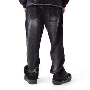 Chándal Unisex Deslavado al Ácido con Efecto Desgastado por el Sol, Diseño Personalizado, Ropa Urbana, Superventas, 100% Algodón, Transpirable, Ligero, Personalizable - Product Image 6