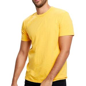 T-shirts en coton de base pour hommes athlétiques personnalisés de haute qualité dernière conception avec impression T-shirt en coton de base pour hommes - Product Image 1