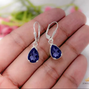 Joyería Fina, Aretes de Oro Amarillo de 14K y Plata de Ley 925 con Circonita y Baño de Rodio, para Regalo de Fiesta - Product Image 1