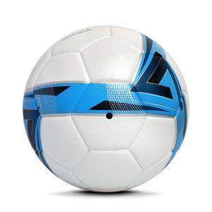 Pallone da calcio in pelle sintetica con stampa Logo per programmi di allenamento per squadre di scuola di pratica giovanile o promozioni di sponsorizzazione - Product Image 4