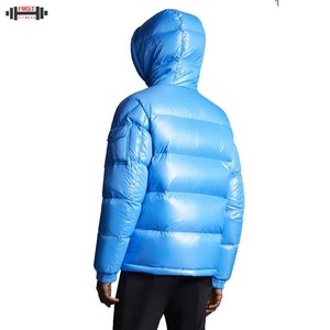 2025 Fashion Style Men's <b>Canvas</b> Stand Collar Puffer <b>Jacket</b> Wholesale Low Price Winter Customizable High Quality - Product Image 3