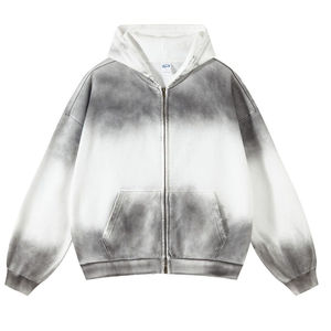 Sudadera con Capucha Bordada para Hombre, 100% Algodón, Personalizable, con Diseño Estampado Lavado a la Piedra, para Gimnasio y Uso al Aire Libre en Invierno - Product Image 1