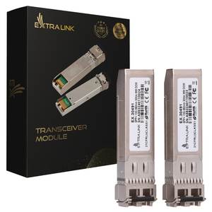 Module SFP+ Extralink 10G, lot de 2, 10 Gbit/s, 850 nm, 300 m, multimode - Product Image 1