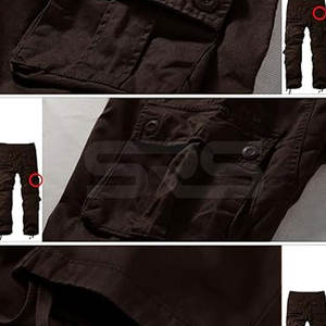 Ropa de hombre Pantalones cargo Pantalones de secado rápido Pantalones cargo lavados de calidad superior sostenibles para hombre - Product Image 6