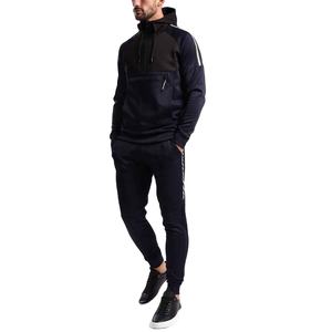 Survêtement décontracté personnalisé de haute qualité pour homme, respirant, avec veste à cordon de serrage et pantalon de jogging, grandes tailles, pour le fitness - Product Image 5