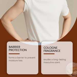 Crema Corporal y Facial Hidratante Intensa OceAura para Hombre, Perfume Colonia Beige Claro Reafirmante, Cuidado de la Piel de Larga Duración para Piel Oscura - Product Image 3