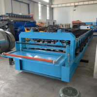 Machine de formage à froid de dalles de plancher en acier, ligne de production automatique de profilés de plancher en béton composite