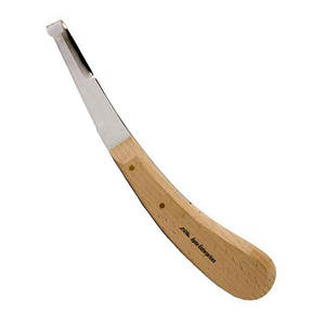 Cuchillo Profesional para Cascos de Caballos, Herramienta Manual de Herrador, Hoja de Acero Inoxidable, Diseño Duradero y Afilado, Recortador de Cascos de Precisión, Reutilizable - Product Image 1