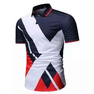 Diseño personalizado serigrafiado sólido tejido Formal para camisas verano algodón manga corta hombres transpirable OEM/ODM - Product Image 5