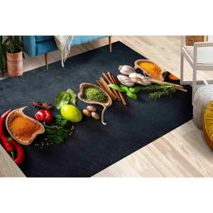 Alfombra de Cocina con Diseño de Especias: Alfombra Moderna Antideslizante para Decoración del Hogar, Alfombra Suave No Tejida - Product Image 2