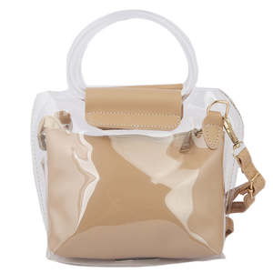 กระเป๋าสะพายไหล่เด็กผู้หญิง 002 -สีเบจ - Product Image 3