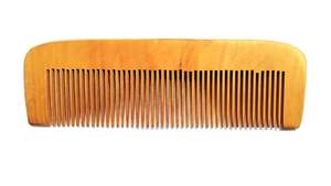 Peine de pelo de madera de melocotón Premium antiestático para mujer, peine de barba de madera de estilo moderno para uso doméstico de salón de dientes finos disponible aquí - Product Image 6