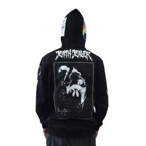 Fabricant direct d'usine Ensemble de 2 pièces de luxe en éponge 100% coton Ensemble de sweats à capuche personnalisés imprimés vintage pour hommes - Product Image 5