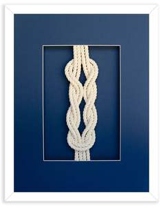 Handcrafted Rope Wall Hanging Shadow Box Art Tall <b>Frame</b> Nautical Coastal Style Decorative Wall Panel For Living Room Home Decor - Product Image 5