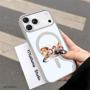 Custodia Magnetica 2026 per iPhone 17 Pro Max in TPU Morbido con Design Floreale Bianco, Unisex - Product Image 5