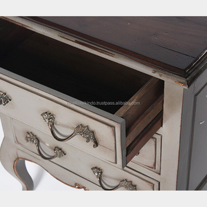 Armoire pour enfants avec 3 tiroirs, série 7007, en bois d'acajou ancien, design minimaliste élégant, prix abordable - Product Image 2