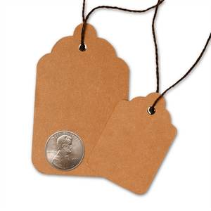 Customizable Kraft <b>Gift</b> Hang Tags Barcoded Cardboard and Paper Stickers for Candle and Other Uses - Product Image 3