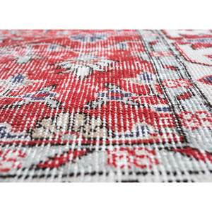 Alfombra de Lana Anudada a Mano con Diseño Floral Abstracto Rojo y Naranja Vintage, Alfombra Rectangular Grande para Sala de Estar -Pae-2045 - Product Image 3