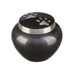 Urna de Cremación de Aluminio en Forma de Corazón para Cenizas Humanas, Urna para Mascotas, Fabricante de Alta Calidad, Tarro de Almacenamiento de Cenizas con Estampado de Huellas de Patas en Oferta - Product Image 6