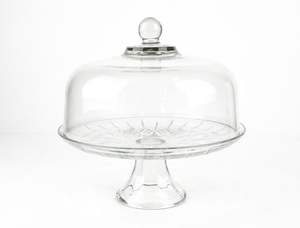 Multipurpose <b>Glass</b> Cake Stand With <b>Dome</b> Useful For Cakes Cheese <b>Displays</b> And Elegant Dessert Arrangements - Product Image 5