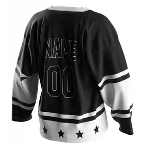 Camisetas de hockey sobre hielo en blanco Ropa de equipo de diseño personalizado para clubes y ligas escolares EE. UU. Canadá - Product Image 2