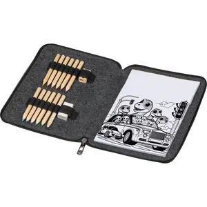 Set di Matite Colorate Personalizzate Fritz, Gadget Personalizzati per Arte e Creatività - Product Image 2