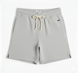 Shorts de sport pour homme en tissu Oxford 100 % coton doux, respirant et à séchage rapide, avec taille élastique et cordon de serrage, coupe décontractée, idéal pour l'entraînement et durable. - Product Image 1