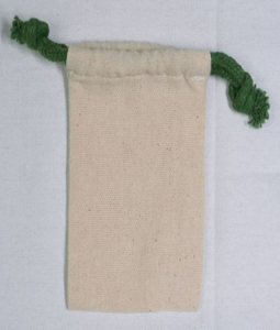 Pochette en coton mousseline bio, écologique, recyclable, personnalisée, petite, blanche, en toile de calicot, sac à cordon en toile, sacs en coton de soie - Product Image 3