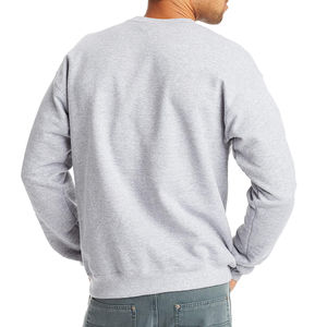 2025 tendance sweat personnalisé pour hommes surdimensionné coton col rond Logo en relief vêtements d'hiver - Product Image 4