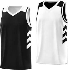 Conjuntos de Camisetas de Baloncesto de Verano Personalizadas de Alta Calidad, Transpirables, de Secado Rápido, Ropa Deportiva para Hombre, Sublimadas, 100% Poliéster - Product Image 3