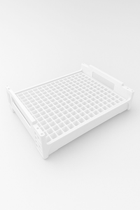 MOLDICA Bac à semis profond de qualité industrielle en plastique blanc avec trous de drainage 660x440x120mm 34.85L Agriculture Culture en serre - Product Image 3