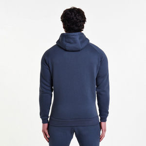 Sudadera con capucha y cremallera completa para hombre con logotipo personalizado, chaqueta de entrenamiento deportivo, sudaderas con cremallera de poliéster transpirable con precio barato en alta calidad - Product Image 6