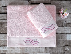 ผ้าเช็ดหน้า MS Luxury Embroidery Dobby Woven ผลิตจากผ้าฝ้ายตุรกี 100%  สามารถปรับแต่งและสั่งทำได้ตามต้องการสำหรับใช้ในบ้าน - Product Image 2