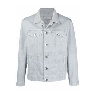 Chaqueta de Mezclilla de Lona Estilosa para Hombre - Chaqueta Casual de Longitud Regular, 100% Algodón, Cortavientos y Transpirable para Invierno - Product Image 2