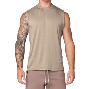 Gym Clothing Summer <b>Singlet</b> <b>Men</b> Yoga Jersey Workout Plus Size Anti-Pilling Plain Customized Gym Sportswear Working Top - Product Image 1