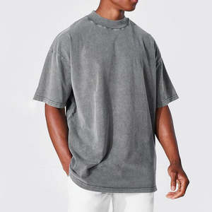 เสื้อยืดวินเทจผ้าคอตตอน100ขนาดใหญ่สำหรับผู้ชายซักได้ - Product Image 1