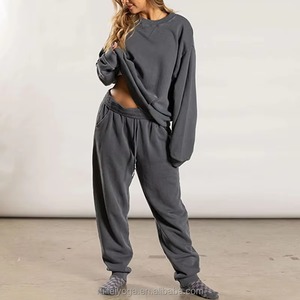 Ensemble pantalon deux pièces pour femmes Survêtement Vêtements d'automne Jogging de sport à capuche Ensemble 2 pièces pour femmes - Product Image 1
