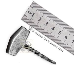 Cuchara de estilo medieval hecha a mano DD-Juego de cuchara y tenedor de aspecto forjado a mano vintage de estilo medieval forjado a mano de estilo vintage - Product Image 5