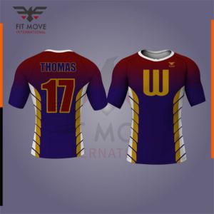 Alta calidad hombres americano 7 V 7 uniforme sublimación impresión 2024 Kit transpirable Color sólido OEM diseño personalizado 7 en 7 uniforme Kit - Product Image 3