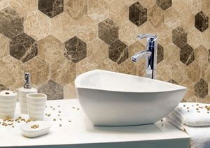 Mosaico Hexagonal de Mármol Negro Cem, Mosaicos de Mármol de 20x20cm, Pulidos, Cortados a Medida, Muestras Pequeñas, Modernos, Fáciles de Instalar en Paredes y Pisos, Hechos en Turquía - Product Image 6