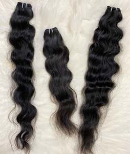 Extensions de cheveux vierges indiens de trame de machine de qualité supérieure Paquets de cheveux humains à double tirage Fourniture naturelle non traitée - Product Image 6